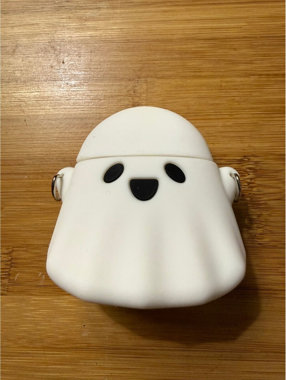 Ghost Silicone Keychain Airpods gen 1 -2 case or bag charm